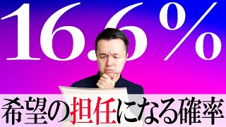 【担任の決め方】生徒が担任を選びたいです。切実に。