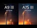 Sony A9 III VS Sony A7S III | NIGHT MODE | Camera Test