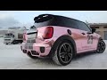 mini jcw rose gold chrome