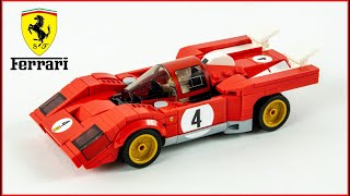 LEGO Speed Champions 76906 1970 Ferrari 512 M Speed Build for Collectors - Brick Builder