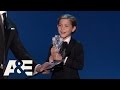 Jacob Tremblay Wins Best Young Actor/Actress | 2016 Critics' Choice Awards | A&E