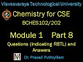 Disposable sensors, VTU, BCHES102/202, Chemistry for CSE