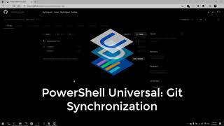 PowerShell Universal: Git Synchronization