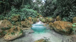 LA PLAZA - BLUE RIVER IN BARAHONA, DOMINICAN REPUBLIC