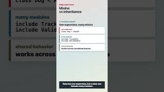 Mixins vs inheritance #ruby