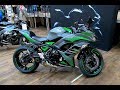 Kawasaki Ninja 650 Akrapovic exhaust motorcycle naked power bike pearl storm grey walkaround K0931