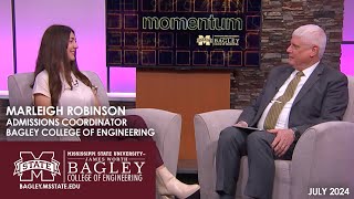 Momentum – July 2024: Marleigh Robinson, Admissions Coordinator, Bagley College of Engineering