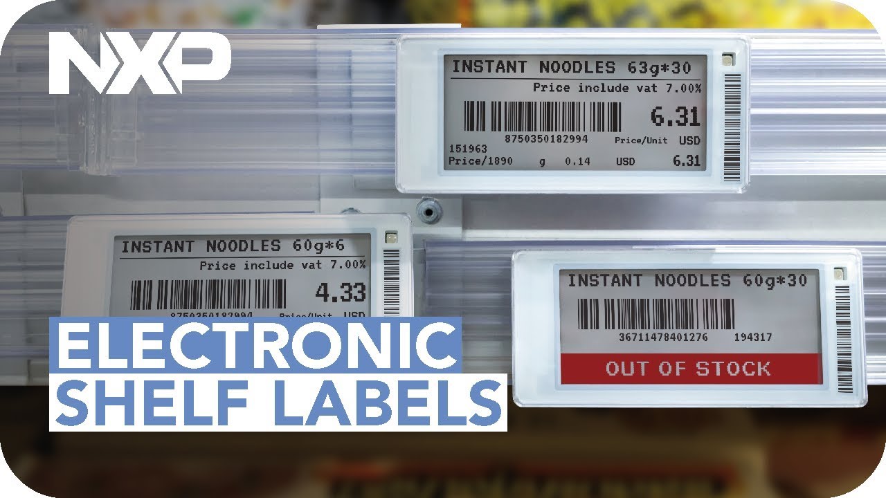 How NFC Can Be Used In Electronic Shelf Labels - YouTube