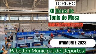 Grupo Veteranos A. Torneo XII HORAS DE TENIS DE MESA AYAMONTE 2023 #tenisdemesa #tabletennis 🏓🇪🇦