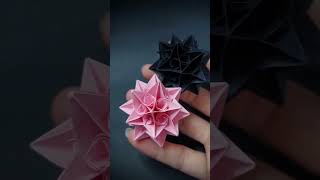 Pink Series #kusudama #origami #modularorigami #platonicsolids