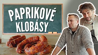 PAPRIKOVÉ KLOBÁSY - potřebujete pouze mlýnek a narážku | Kompletní postup vč. užitečných rad a tipů