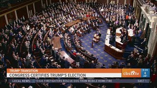 Congress certifies Donald Trump's election victory