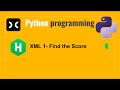 XML1 - Find the score | HackerRank | Python