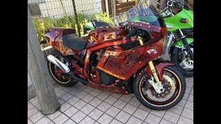 ミラーレス・ペイントが凄い　YOSHIMURAサウンドを聞け　1988 Suzuki GSX-R1100J　1988 スズキ・GSX-R1100J　油冷エンジン　ヨシムラ