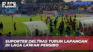 Laga Deltras vs Persibo Terhenti di Menit Akhir, Keputusan Wasit Tuai Kontroversi | Flash Zone