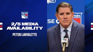 NYR vs BOS: Peter Laviolette Postgame Media Availability | Feb. 5, 2025