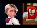 Knuckles rates Spider-verse crushes