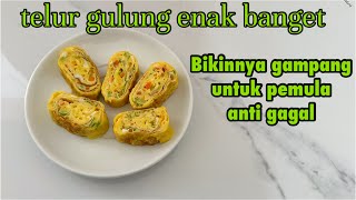 Resep olahan telur enak banget telur gulung korea ide bekal anak sekolah menambah nafsu makan