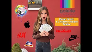 ZuzuTV CHALLENGE - Máme 15000,- Kč a 3 hodiny v OC Galerie Teplice💵