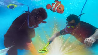 I Found Some Treasure Under Water in Tahiti with the Blu3 Nemo!