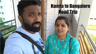 Kumta to Bangalore || Road trip || Kannada vlog|  TwoStatesCouple by Sayouj \u0026 Sneha