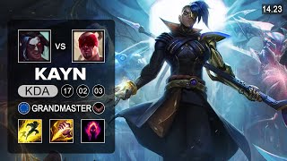 Kayn vs Lee Sin Jungle - EUW Grandmaster - Patch 14.23 Season 14