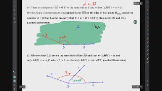 Video 5.3a: The Angle Addition Axiom and the Linear Pair Theorem