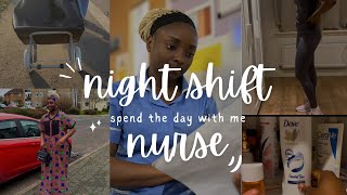 NIGHT SHIFT ROUTINE | A day in the life of a nurse | workout, meal prep, shopping, skincare \u0026 more