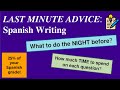 LAST MINUTE ADVICE: GCSE Spanish Writing Paper (2023 Edition)