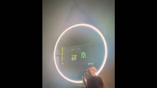 Oolaa Smart Mirror with LED light along its circumference