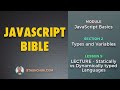 09: LECTURE - Statically vs Dynamically typed Languages (JAVASCRIPT BASICS - Types and Variables)