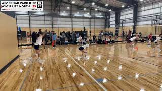 AJV Cedar Park 11 vs AJV Lite 12 North