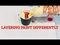 Must see /DIFFERENT ACRYLIC POURING EXPERIMENT IN LAYERING THE PAINT IN CUP DIFFERENTLY/easy art