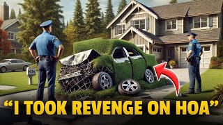 HOA Kept Driving Over My Hedge, So I Set a Trap That Wrecked Their Car!