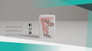 ZiPPO PLAYBOY RETRO GIRL / ZEBRA PANTS (4k)