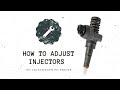 How to adjust injectors on a VW PD engine