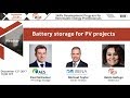 Webinar Battery storage for PV projects