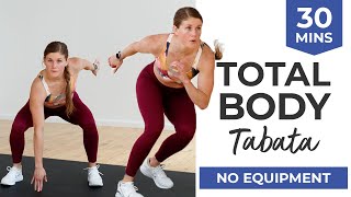 30-Minute Full Body TABATA Workout (No Equipment!)