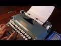 Super Sterling typewriter demo