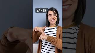 EARTH & EARTH DAY | ASL Glossary | The ASL Shop