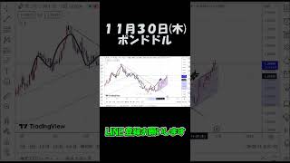 11月30日ポンドドル最新予想切り抜き【海外FX投資】 #shorts