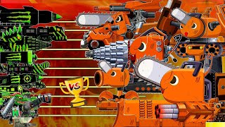 ❓What If the Chainsaw Army Faced the Monster Tank Squad in an Epic Battle❓