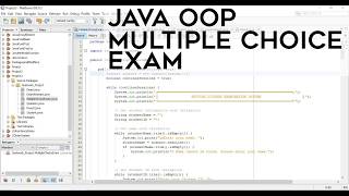 Java Program - Drivers Exam System (OOP) | Multiple Choice + File Saving