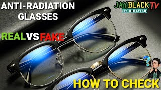 REAL vs FAKE ANTI-RADIATION GLASSES | BLUE LIGHT TESTING | DETECT REAL and FAKE