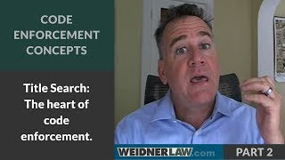 Lien Clearing Step 2: Title Search — Unlocking Blighted Properties | Florida Code Enforcement
