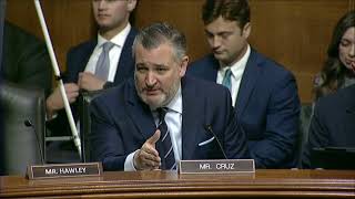 Senator Cruz FIERY Exchange with Democrat Colleague in Senate Judiciary Committee Hearing