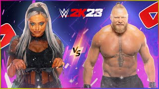 Liv Morgan VS Brock Lesnar - Tables Match | WWE 2K23 | WWE Banger