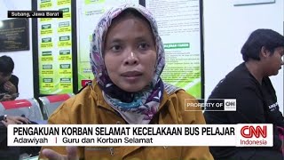 Kesaksian Korban Selamat Kecelakaan Bus Pelajar SMK di Subang