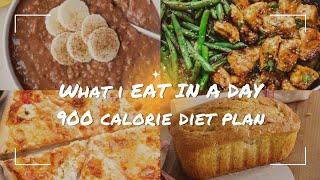 900 calorie diet plan! What I eat in a day to create an extreme calorie deficit-Low calorie recipes