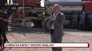 Çumra'da asfalt sezonu başladı